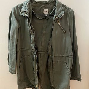 Forever21 green utility jacket